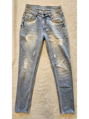 COBB Italy Narrow Fit Blue Denim Jeans Mens 30 (actual 28) Inseam 31” Read